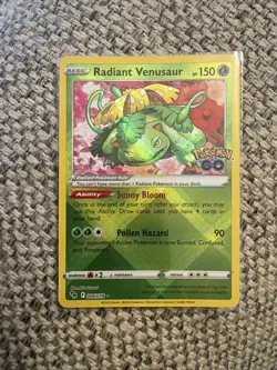 Radiant Venusaur - 004/078 - Pokemon Go - NM - Image 1