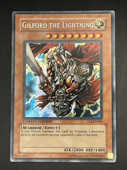Yugioh Gilford the Lightning CT2-EN001 Secret Rare Limited Edition - LP - Image 1