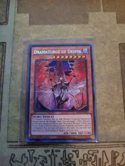 YUGIOH DRAMATURGE OF DESPIA MP22-EN124 PRISMATIC SECRET 1ST ED NM - Image 1