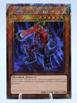 YuGiOh! Blowback Dragon RA03-EN138 Platinum Secret Rare 1st Edition English - Image 1