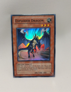 Yu-Gi-Oh! “EXPLODER DRAGON” Super Rare Unl Ed WC07-EN002 - Image 1