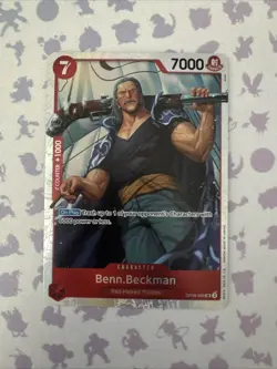 One Piece TCG - Benn.Beckman SR OP09-009 Emperors in the New World Foil - NM - Image 1
