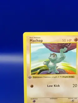 Machop 52/102 1st Edition Shadowless Base Set Pokemon Card TCG WOTC 1999 NM - Image 4