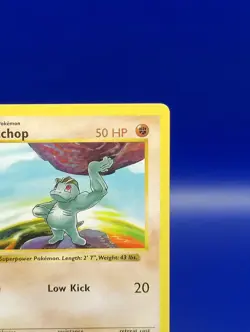 Machop 52/102 1st Edition Shadowless Base Set Pokemon Card TCG WOTC 1999 NM - Image 5