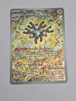 Pokemon Card TCG - Magneton SVP 159 Black Star Promo Surging Sparks Near Mint - Image 1