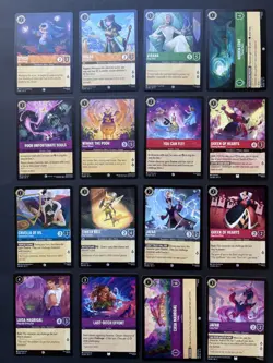 Disney Lorcana - Fabled - Bulk - 16 Card Lot - Uncommon / Common - NM - Image 1
