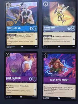 Disney Lorcana - Fabled - Bulk - 16 Card Lot - Uncommon / Common - NM - Image 4