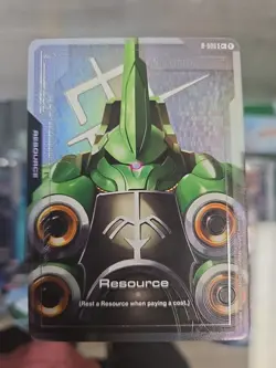 Resource Kshatriya Foil - R-006 C+ NM - Gundam TCG Card Game - Image 1