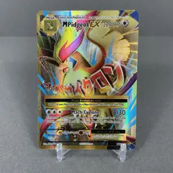 Pokemon TCG Mega Pidgeot EX Evolutions Full Art Ultra Rare Card 105/108 LP+ - Image 1