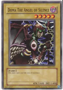 G1) Yugioh - Konami - Yu-Gi-Uh! - Doma Angel of Silence - MRD-015 - Trading Card - Image 1