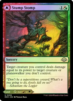 Stump Stomp MTG NM Modern Horizons 3 FOIL - Image 1