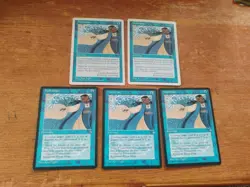 Lot Of 5 Hydroblast MTG Cards Lightly Played - Image 1