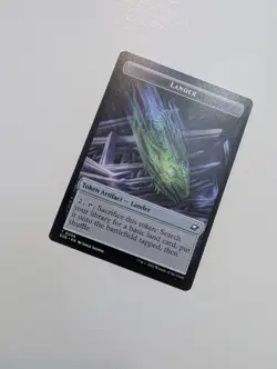 MTG - Lander 0008/Human Soldier 0002 Token - Edge of Eternities NM/M Condition - Image 2