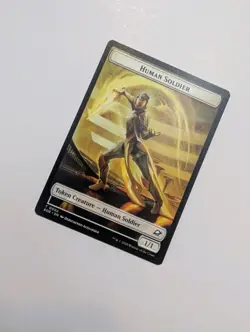 MTG - Lander 0008/Human Soldier 0002 Token - Edge of Eternities NM/M Condition - Image 3