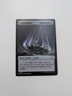 MTG - Lander 0004/Human Soldier 0002 Token - Edge of Eternities NM/M Condition - Image 1