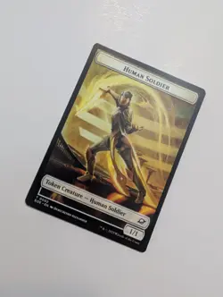 MTG - Lander 0004/Human Soldier 0002 Token - Edge of Eternities NM/M Condition - Image 3
