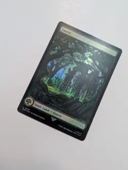 MTG - Forest 0109 (Foil) - Assassin's Creed NM/M Condition - Image 2