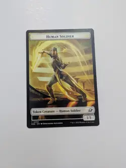 MTG - Lander 0007/Human Soldier 0002 Token - Edge of Eternities NM/M Condition - Image 4