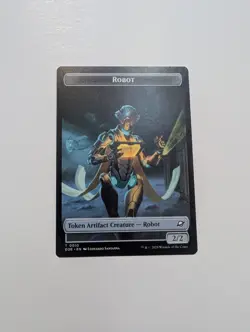 MTG - Robot 0010/Tezzeret 0011 Token - Edge of Eternities NM/M Condition - Image 1