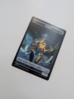 MTG - Robot 0010/Tezzeret 0011 Token - Edge of Eternities NM/M Condition - Image 2
