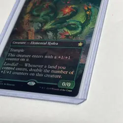 MTG Mossborn Hydra Borderless Foundations 0337 Foil - Image 2
