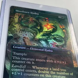 MTG Mossborn Hydra Borderless Foundations 0337 Foil - Image 5