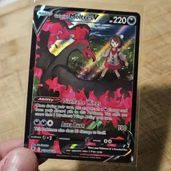 Pokemon Galarian Moltres v TG20/TG30 Astral Radiance Trainer LP To NM Condition - Image 1