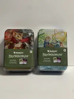 Magic The Gathering MTG Bloomburrow - Set of 2 Collector Tins - Sealed - Image 1