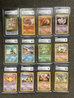 Lot of 72 Bulk Graded Pokemon Card Slab Lots - PSA And CGC - Image 1
