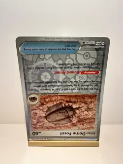 Antique Dome Fossil 152/165 Common 151 Pokemon Reverse Holo Near Mint - Image 2