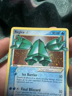 Pokemon TCG Regice Gold Star 90/92 Ex Legend Maker - Image 1