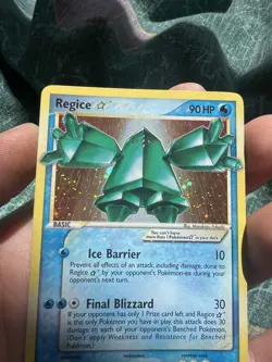 Pokemon TCG Regice Gold Star 90/92 Ex Legend Maker - Image 2