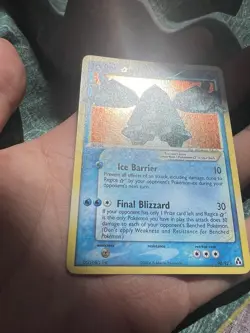 Pokemon TCG Regice Gold Star 90/92 Ex Legend Maker - Image 3