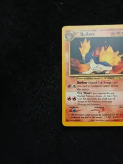 Quilava HP 46/111 Unlimited Neo Genesis Pokemon TCG Regular - Image 3