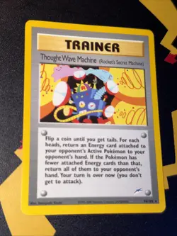 Pokemon Trainer Thought Wave Machine 96/105 Rare LP - Image 1