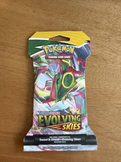 Pokemon TCG Sword & Shield Evolving Skies Sleeved Booster Pack (LOT OF 4) - Image 3