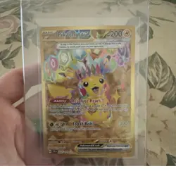Pokemon Pikachu ex SV08 Surging Sparks 247/191 Special Rare 200 HP Holo - Image 1