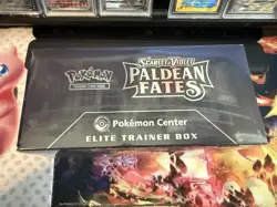 Pokemon TCG Scarlet & Violet Paldean Fates ETB Pokemon Center Exclusive - Sealed - Image 3
