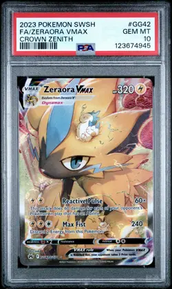 2023 Crown zenith FA/ZERAORA VMAX PSA 10 #GG42 - Image 1