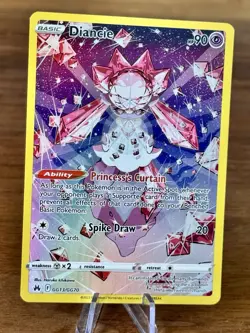 Diancie Ultra Rare Crown Zenith: Galarian Gallery GG13/GG70 NM - Pokemon TCG - Image 2