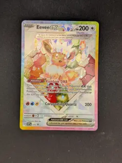 Pokemon TCG Eevee ex SVP 174 Black Star Promo - Image 1