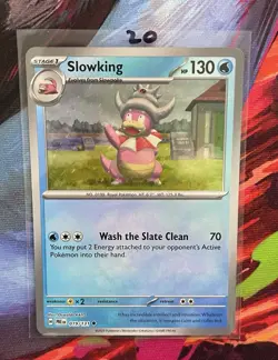 2025 POKEMON PRISMATIC EVOLUTIONS MASTER BALL REVERSE HOLO #019 SLOWKING - Image 1