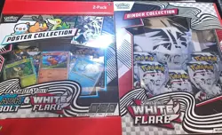 Pokemon Sam’s Club White Flare Binder Collection & Unova Poster Collection Seal - Image 1