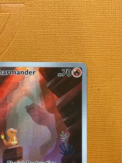 Pokemon Charmander 168/165 Sv: Scarlet & Violet 151 Illustration Rare Holo NM - Image 5