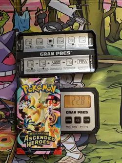 🎊HEAVY! 22.80g 🌟🌟🌟Pokemon TCG Ascended Heroes🌟🌟Booster Pack (SEALED)🍀 - Image 1