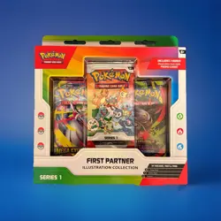 2 PACK Pokemon First Partner Illustration Rare Promo Collection SEALED BOX LOT - Image 2