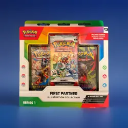 2 PACK Pokemon First Partner Illustration Rare Promo Collection SEALED BOX LOT - Image 4