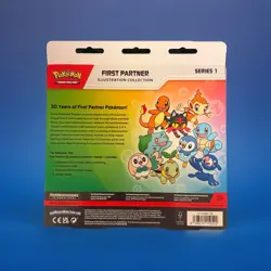 2 PACK Pokemon First Partner Illustration Rare Promo Collection SEALED BOX LOT - Image 5