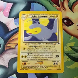 LP LIGHT LANTURN 23/105 NEO DESTINY Vintage WOTC Pokemon TCG - Image 1