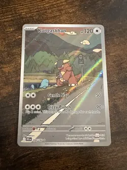 Pokemon TCG Kangaskhan 204/182 Illustration Rare, SV10, Near Mint Condition - Image 1